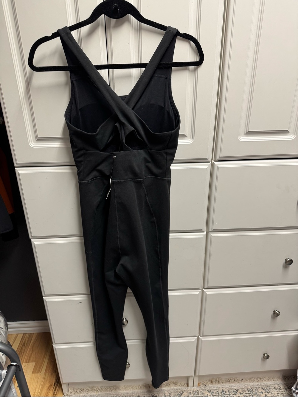Fabletics Black Scoop-Neck Sleeveless Jumpsuit - Picture 3 of 4